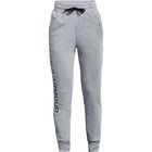 Spodnie dresowe chłopięce, szare, Under Armour Rival Fleece Joggers