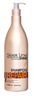 Stapiz, Sleek Line Repair Shampoo, szampon z jedwabiem do włosów zniszczonych, 1000 ml
