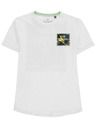 T-shirt chłopięcy, biały, Tom Tailor