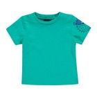 T-shirt chłopięcy, turkusowy, Kanz