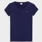 T-shirt damski, granatowy, 4F