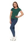 T-shirt damski, zielony, Moraj