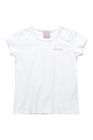 T-shirt dziewczęcy, biały, Quimby