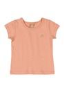 T-shirt dziewczęcy, brzoskwiniowy, Up Baby