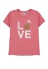 T-shirt dziewczęcy, różowy, Tom Tailor