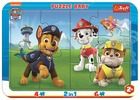 Trefl, Psi Patrol, Baby, Wesoły Psi Patrol, puzzle ramkowe, 2 szt.