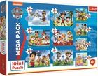 Trefl, Psi Patrol, Niezawodna drużyna, puzzle 10w1
