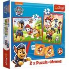 Trefl, Psi Patrol, Psia ekipa w akcji, puzzle, memory, gra pamięciowa, 2w1