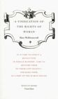Vindication of the Rights of Woman