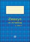 Zeszyt w kratkę z tłem, 64 kartki