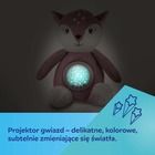 Canpol babies, pluszowy jelonek z pozytywką i projektorem 3w1, brązowy