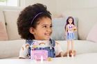 Barbie, Opiekunka, Usypianie maluszka, zestaw z lalką Skipper i bobasem, fioletowe pasemka