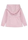 Bluza dziewczęca z kapturem, rozpinana, bawełna organiczna, różowa, Bellybutton