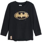 Cool Club, Bluzka chłopięca z długim rękawem, czarna, Batman