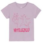 Cool Club, T-shirt dziewczęcy, fioletowy