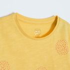 Cool Club, T-shirt dziewczęcy, musztardowy