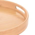 Excellent Houseware, taca bambusowa do serwowania, 40 cm