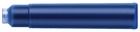 Faber-Castell, naboje atramentowe, krótkie, niebieskie, 6 szt.
