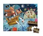 Janod, Wyprawa po skarb, puzzle w walizce, 36 elementów
