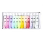 Kidea, farby akrylowe pastelowe, w tubce, 12 ml, 12 szt.