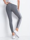 Legginsy damskie, szare, Basic Feel Good