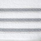 Musa, ręcznik z bordiurą, w pasy i błyszczącą nicią, 70-140 cm