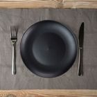 Nava, obiadowy talerz ceramiczny, Soho, czarny, 26,5 cm