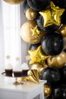 PartyDeco, balony Glossy, 12 cm, złoty, 50 szt.