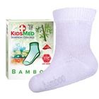 Skarpetki dziecięce bambusowe, białe, KidsMed