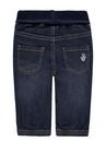 Spodnie jeansowe niemowlęce, ciemny denim, Kanz