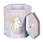 Starpak, skarbonka metalowa, sześciokątna, unicorn