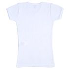 T-shirt dziewczęcy, biały, Olimpias