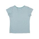 T-shirt dziewczęcy, turkusowy, Kanz