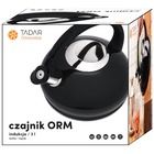 Tadar, czajnik stalowy, 3.0l, Orm czarny