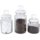 Tadar, słoik okrągły z pokrywą ceramiczną, serce, 1000 ml