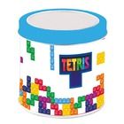 Tetris, zegarek analogowy w puszce