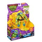Wojownicze Żółwie Ninja, Zmutowany chaos, Leonardo, Deluxe, figurka z dźwiękiem, 14 cm