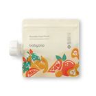 BabyOno, wielorazowe saszetki na pokarm, 150 ml, 5 szt.