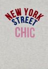 Bluzka dziewczęca z długim rękawem, beżowa, New York street chic, Tom Tailor