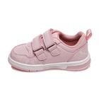 Buty sportowe dziewczęce, różowo-białe, skórzana wkładka, Weestep