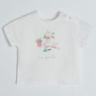Cool Club, Komplet dziewczęcy, Bluza, T-shirt, Spódnica, ecru, fioletowy