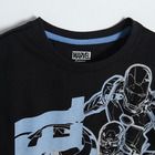 Cool Club, Piżama chłopięca, czarna, Marvel Super Heroes
