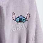 Cool Club, Szlafrok dziewczęcy z kapturem, fioletowy, Lilo i Stich