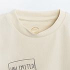 Cool Club, T-shirt dziewczęcy, ecru