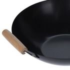 Excellent Houseware, patelnia wok ze stali węglowej, 35 cm