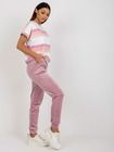 Komplet damski, T-shirt, Spodnie dresowe, mix, Rue Paris