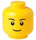 LEGO, duża głowa, chłopiec, pojemnik do przechowywania