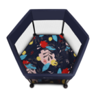 Lionelo, Roel, kojec dla dziecka, Blue Navy, 112-112 cm