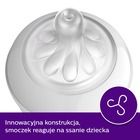 Philips Avent, Responsywne Smoczki Natural, smoczek do butelki, 0m+, 2 szt.