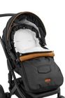 Sensillo, śpiworek do wózka, polarowy Black, 95-40 cm